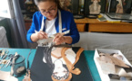 Bark painting helps villagers in N China’s Inner Mongolia increase income