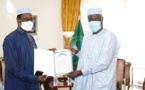 Addis-Abeba : Moussa Faki honore l'ambassadeur sortant du Tchad, Fadlassid Ali Naffa