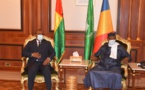 Tchad : tête-à-tête entre les présidents Idriss Deby et Umaro Sissoco Embalo