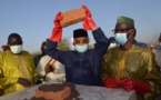 Tchad : Pose de la pierre de construction d’un château d’eau à Mongo