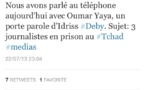 Tchad/Journalistes emprisonnés : Déby "ne peut s'ingérer dans les dossiers" selon un proche