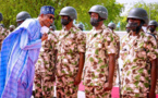Nigeria : Buhari aux côtés des troupes à Maiduguri