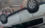 N'Djamena : une voiture fait un tonneau à Sanbagali
