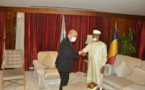 استقبل محمد إدريس ديبي رئيس الدبلوماسية الفرنسية