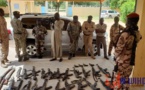 Tchad : les autorités provinciales du Batha présentent une saisie d'armes de guerre