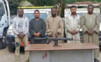 Egypte : L'image des supposés tchadiens arrêtés avec des armes en provenance de la Libye