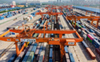 Land-sea trade corridor sees robust development