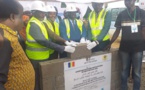 Tchad : pose de la pierre de construction d'un réfectoire à l'ENA