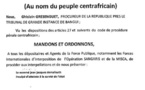 Affaire Demafouth : Coup d'Etat en Centrafrique