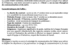 Tchad : avis de recrutement d’un ou d’une chargée de communication et du suivi pour un cabinet