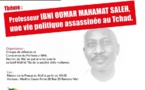 TCHAD/France:Assassinats politiques en Afrique: Ibrahim Ibni Oumar Mahamat Saleh fait un état des lieux assez courageux, mais très exhaustif ! 