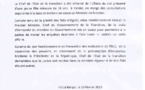 Communiqué de presse du  CPR n°7, du 14.02.2015