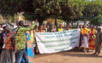Des grévistes de la municipalité de Bangui | Crédit photo: Simplice Saint Doayouane/Radio Guira/ Minusca