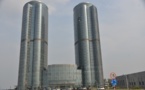 Une vue des 2 tours jumelles de Brazzaville