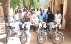 Batha :  la GIZ-PROFISEM remet des motocyclettes aux techniciens de l'ANADER et à la DPVC