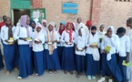 Tchad : Le CRADEL et l'armée française font don de dictionnaires aux élèves filles d'Abéché