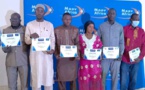 Les gagnants du jeu spécial Quiz CAN 2023 de Moov Africa Tchad reçoivent leurs récompenses