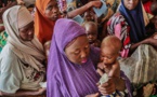 Enfants malnutris avec leurs mères dans un camp au nord-ouest du Nigeria. Photo : George Osodi/MSF