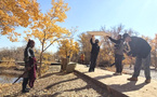 "Rural grandpa" in northwest China becomes tourism envoy