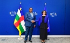 Belgique : visite officielle du président centrafricain au siège de la Commission européenne à Bruxelles Belgique : visite officielle du président centrafricain au siège de la Commission européenne à Bruxelles