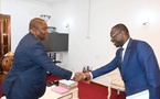 RCA : Le Président Touadéra s'entretient avec le Gouverneur de la BEAC sur des dossiers économiques clés