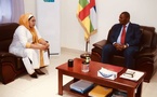 RCA : Le Président Touadéra s'entretient avec la Ministre Tchadienne de l'Action Humanitaire