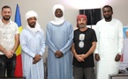 Tchad : Le Ministre du Tourisme rencontre Dashnor Balliu, le motard albanais explorateur