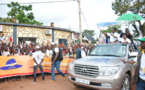 Campagne électorale au Congo : Émotion et affluence au meeting du candidat Sassou N'Guesso à Mouyondzi et Kinkala