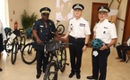 Gabon : La police de proximité de Libreville renforcée par une dotation en VTT