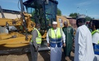 N’Djamena : Le Maire Sanoussi Hassan Abdoulaye conjugue civisme et travaux routiers