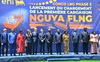Industrie gazière : coup d’envoi du chargement de la première cargaison Nguya FLNG  au Congo