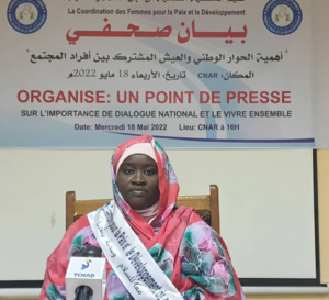 Tchad : la Coordination des femmes pour la paix appelle les citoyens à être des acteurs de développement