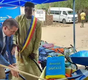Tchad : Moov Africa offre un don de matériels d’assainissement à la commune de Koundoul