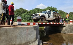RCA : Accident de la Minusca, deux Casques bleus blessés et cinq portés disparus