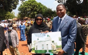 RCA - Damara : Inauguration de la "Mosquée de la Paix", reconstruite après les crises par le président de la République