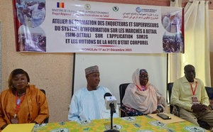 Tchad :  au Guéra, atelier de formation des enquêteurs et superviseurs sur l’application SIM2G