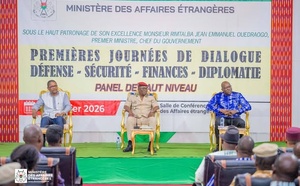 Burkina Faso :  dialogue Défense-Sécurité-Finances-Diplomatie, fin des travaux sur une note de satisfaction