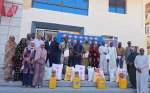 PROMO RAMADAN 2026 : Moov Money Tchad récompense la fidélité de ses clients en offrant des kits alimentaires et des tissus