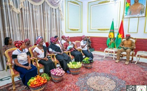 Burkina : le chef de l’Etat accorde une audience à la coopérative féminine de Zongo