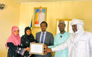 Tchad : la section du Kanem du CNJT décerne une attestation de reconnaissance au préfet du Kanem-Est