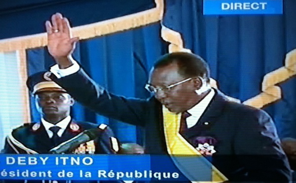 Idriss Déby investi, prononce son discours : "Mon élection est la victoire de tout le Tchad"