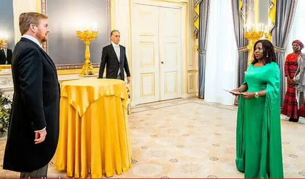 Diplomatie : L’ambassadeur du Cameroun aux Pays-Bas a présenté ses lettres de créance