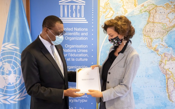UNESCO : L’ambassadeur du Cameroun en France présente ses lettres d’introduction