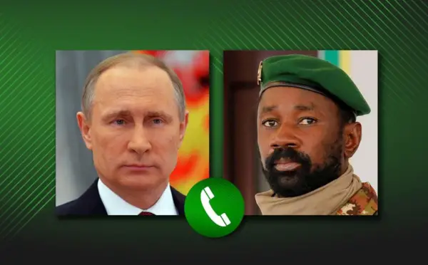 Vladimir Poutine invite Assimi Goita au sommet Russie-Afrique