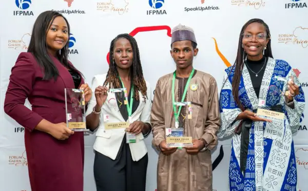 Quatre innovateurs reçoivent le Prix des Jeunes Innovateurs Africains pour la Santé pour leur contribution à la couverture sanitaire universelle