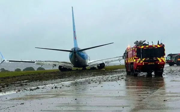 Royaume-Uni : Sortie de piste d’un Boeing 737-800