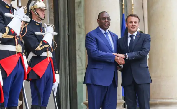 Le président sénégalais Macky Sall reçu à l'Élysée