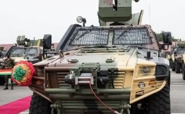 Le Ghana a reçu plus de 100 véhicules blindés de l'UE pour lutter contre les terroristes