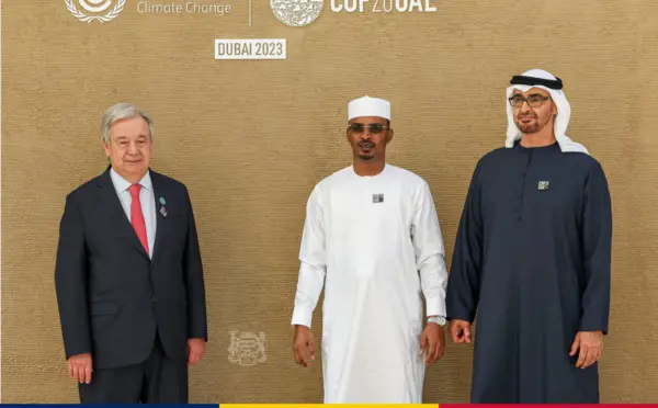 Dubaï : le président de transition du Tchad prend part aux travaux de la COP28