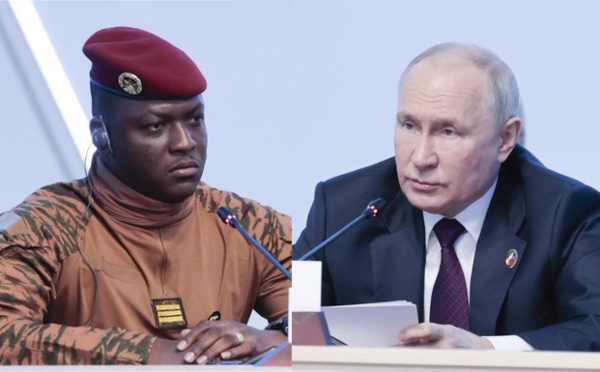 Burkina-Russie : le capitaine Traoré exprime sa solidarité au peuple russe